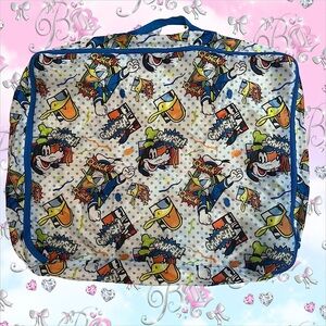 Disney parks Hong Kong bag Donald Duck blue white multicolor lightweight duffle